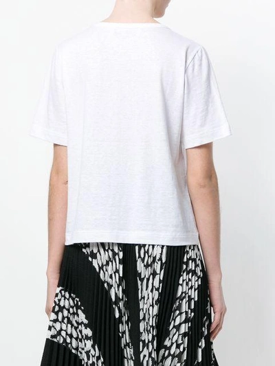 Shop Antonia Zander Fish Print T-shirt - White