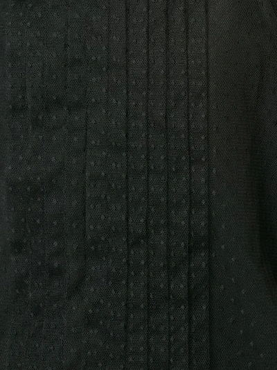 Shop Miu Miu Sheer Panel Blouse - Black