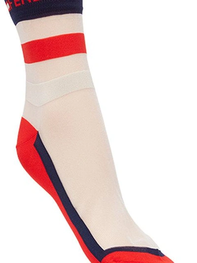 Shop Fendi Colour Block Socks