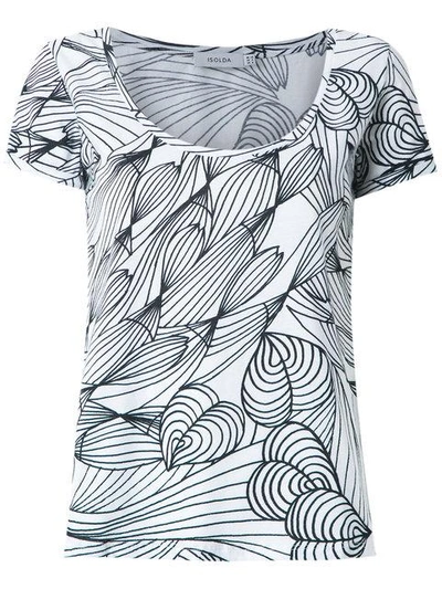 Shop Isolda Graphic Print T-shirt - White