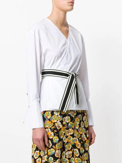 Shop Diane Von Furstenberg Crossover Blouse