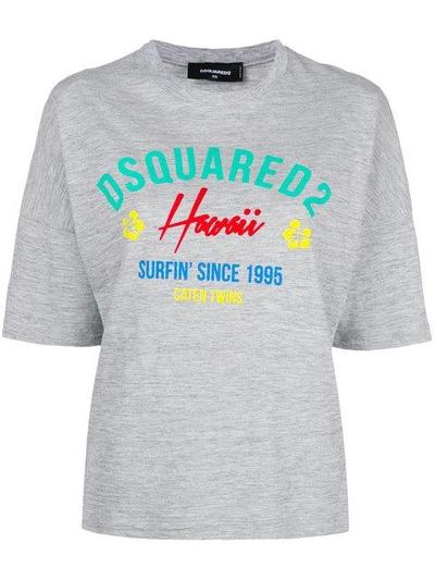 Shop Dsquared2 Hawaii Print T-shirt In 857m