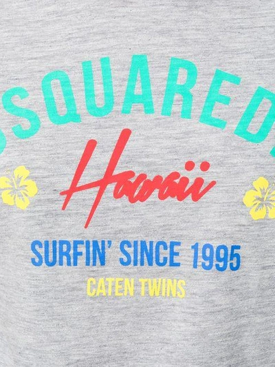 Shop Dsquared2 Hawaii Print T-shirt In 857m