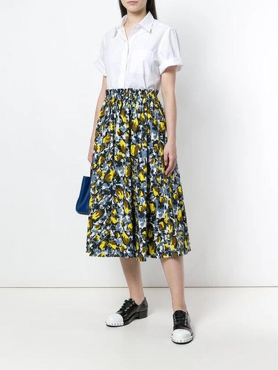 Shop Marni Gathered Full Skirt