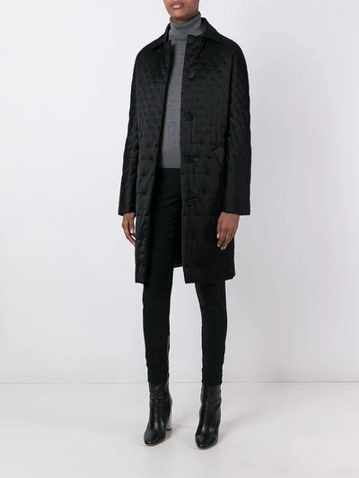 Shop Maison Margiela Stitch Detail Coat