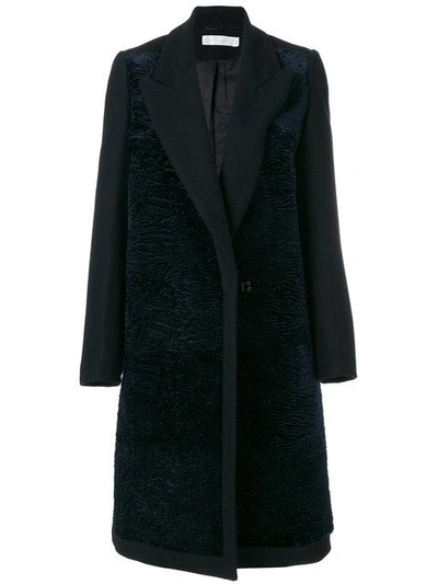 Shop Victoria Victoria Beckham Single Breasted Coat - Black