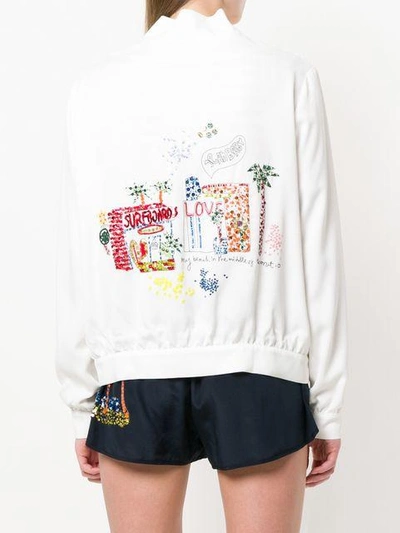 Shop Mira Mikati Venice Beach Jacket - White