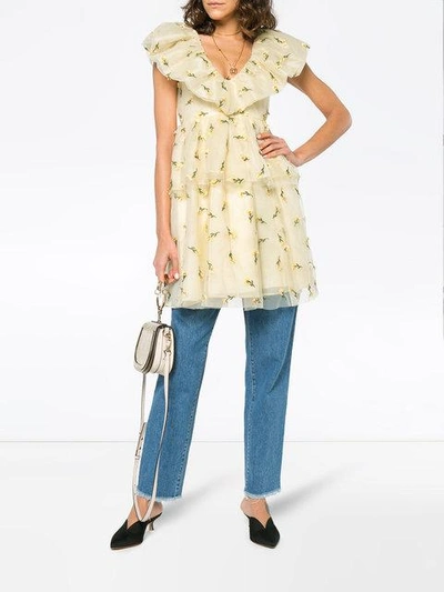 Ganni bliss mini clearance dress