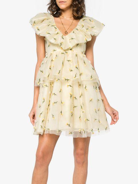 ganni bliss mini dress