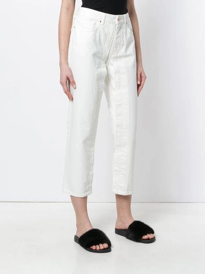 Shop Aalto Cropped Jeans  In White