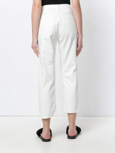 Shop Aalto Cropped Jeans  In White