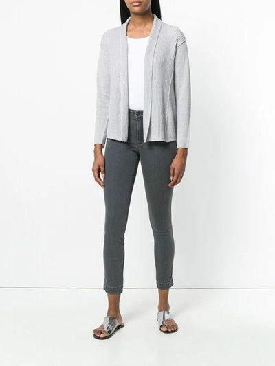 Shop D-exterior Cropped Trousers In Grey