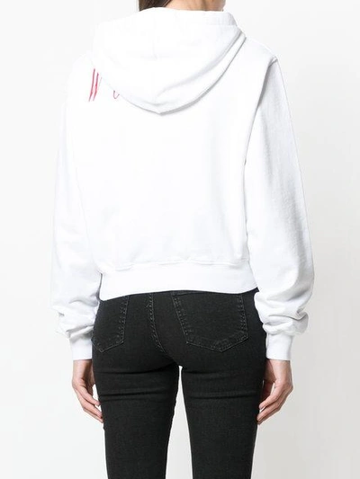 Shop Off-white Offf Print Hoodie