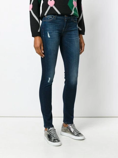 Shop 7 For All Mankind Roxanne Jeans In Blue