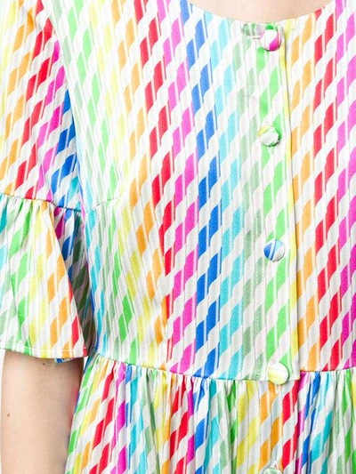 Shop Ultràchic Striped Shirt Dress In Multicolour