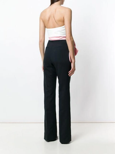 Shop Viktor & Rolf Bonbon Bow Formal Jumpsuit In Black