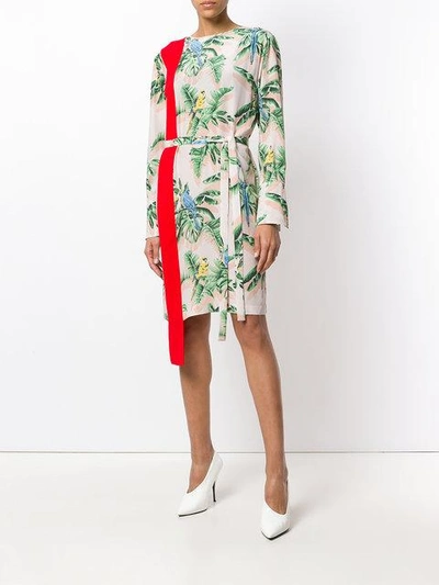 Shop Stella Mccartney Paradise Midi Dress In Multicolour