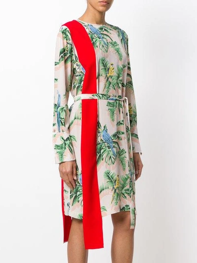 Shop Stella Mccartney Paradise Midi Dress In Multicolour