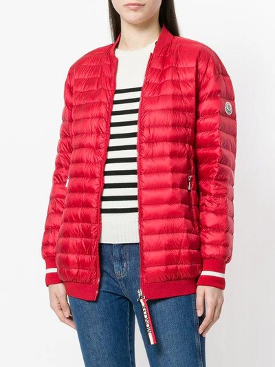 Shop Moncler Charoite Padded Jacket In 455  Red