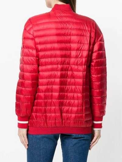 Shop Moncler Charoite Padded Jacket In 455  Red