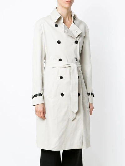 Shop Andrea Marques Classic Trench Coat - Areia