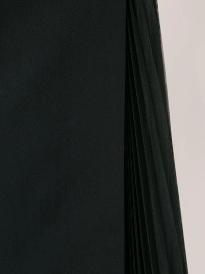 Shop Cyclas Layered Asymmetric Skirt - Black