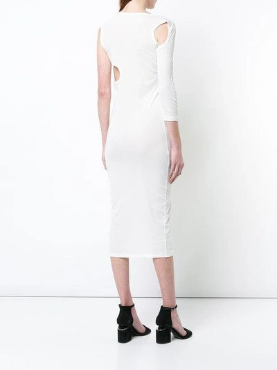 asymmetric fitted dress