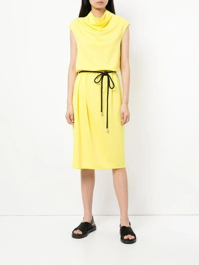 Shop Marc Jacobs Oversized Shift Dress In Yellow