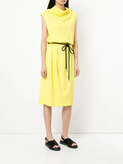 Shop Marc Jacobs Oversized Shift Dress In Yellow