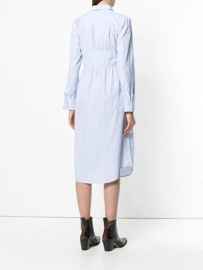 Shop Alexa Chung Striped Design Dress - Blue