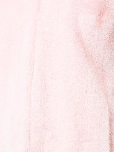 Shop Novis Capitol Xx Collection Sleeveless Fur Vest In Pink