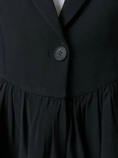 Shop Stella Mccartney Peplum Blazer In Black