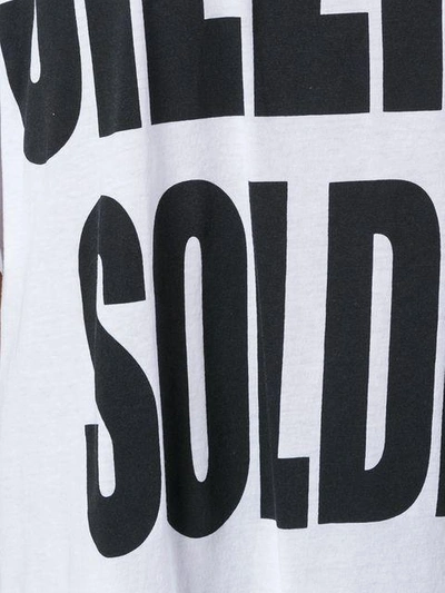 Shop Haider Ackermann 'silence Is Golden' Oversize T-shirt In White