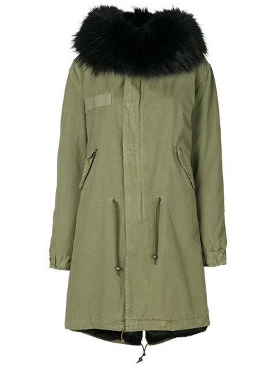 Shop Mr & Mrs Italy Trimmed Hood Mid Parka In C9000