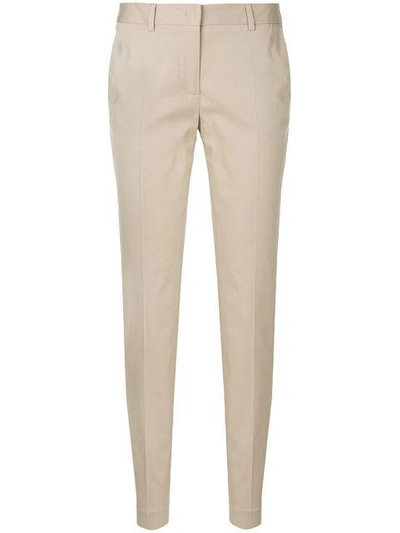 Shop Alberto Biani Tailored Trousers - Neutrals