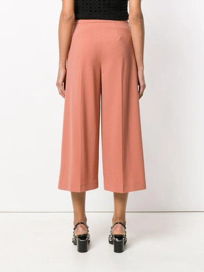 Shop Alexander Wang Pleat Front Trousers In Yellow