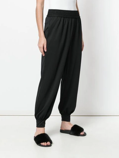 Marc Jacobs Tapered-legs Pull-on Jogger Pants In Black