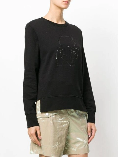 Shop Karl Lagerfeld Karl Constellation Head Sweatshirt