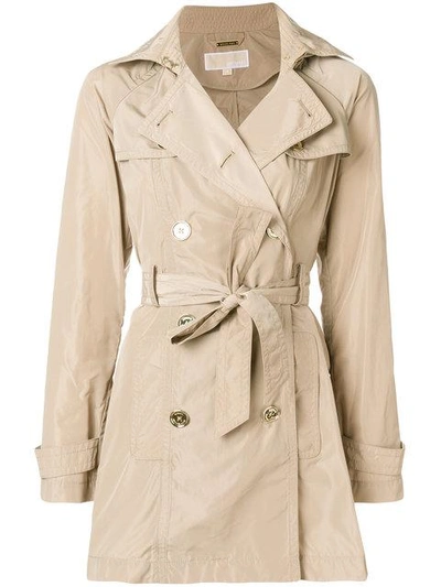 Michael kors short shop trench coat