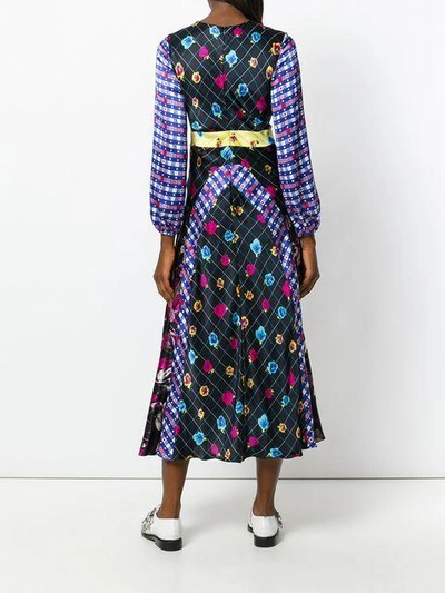 Shop Duro Olowu Patterned Long Sleeved Dress