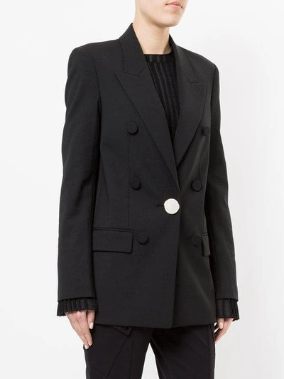 Shop Alexander Wang Buttoned Blazer - Black