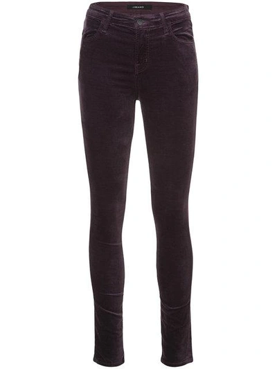 Shop J Brand Maria Skinny Jeans - Pink & Purple