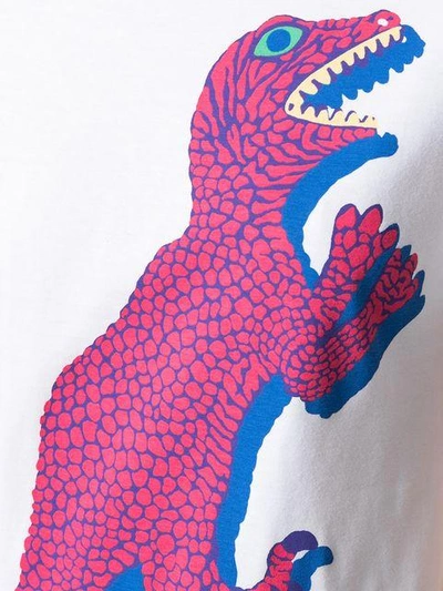 Shop Ps By Paul Smith 'dino' Print T-shirt - White