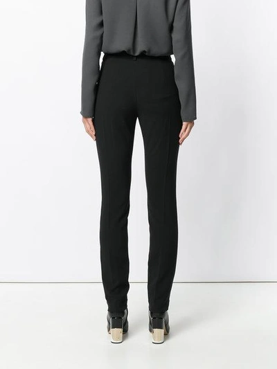 Shop Steffen Schraut Slim Tailored Trousers In Black