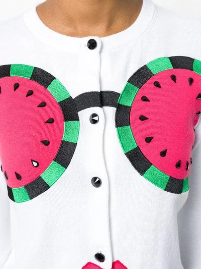 Shop Alice And Olivia Watermelon Face Embroidered Cardigan
