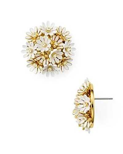 Shop Kate Spade New York Statement Stud Earrings In White/gold