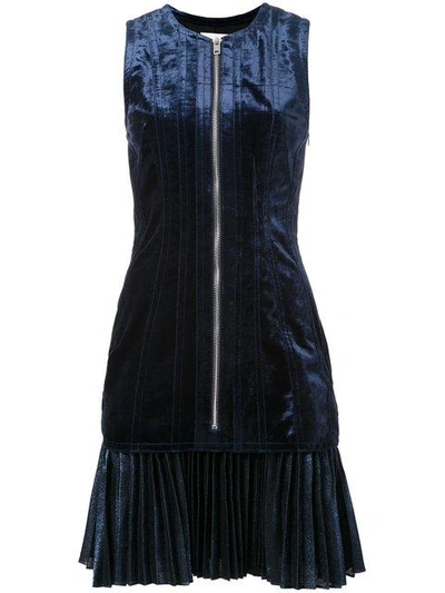 Shop 3.1 Phillip Lim / フィリップ リム Bonded Velvet Dress In Blue