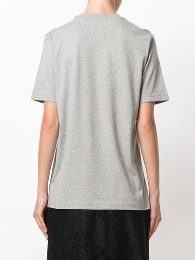 Shop Markus Lupfer Lip Print T-shirt - Grey