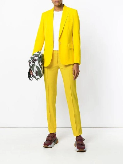 Shop Stella Mccartney Slim-fit Trousers - Yellow