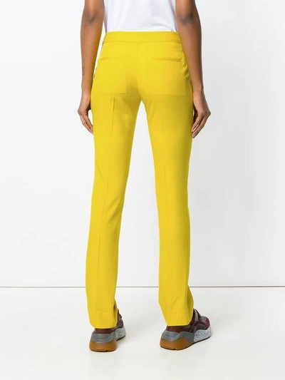 Shop Stella Mccartney Slim-fit Trousers - Yellow